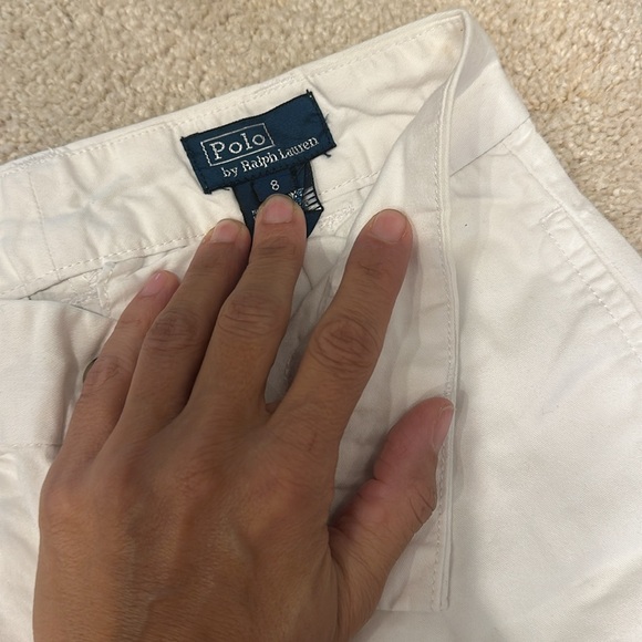 Polo dress pants boys- white and sage green - Picture 7 of 7